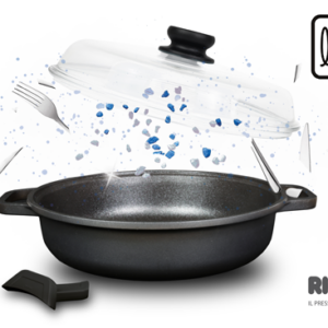 RISOLI' TEGAME CON COPERCHIO BLACKPLUS® INDUCTION
