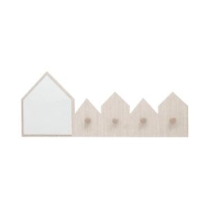 APPENDIABITI 4 GANCI CON SPECCHIO 75X30
