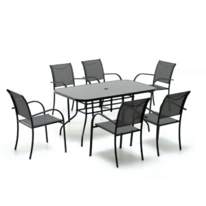 SALMAR SET PLAYA DINING ANTRACITE